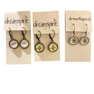 Dreamspirit earrings x3 pairs